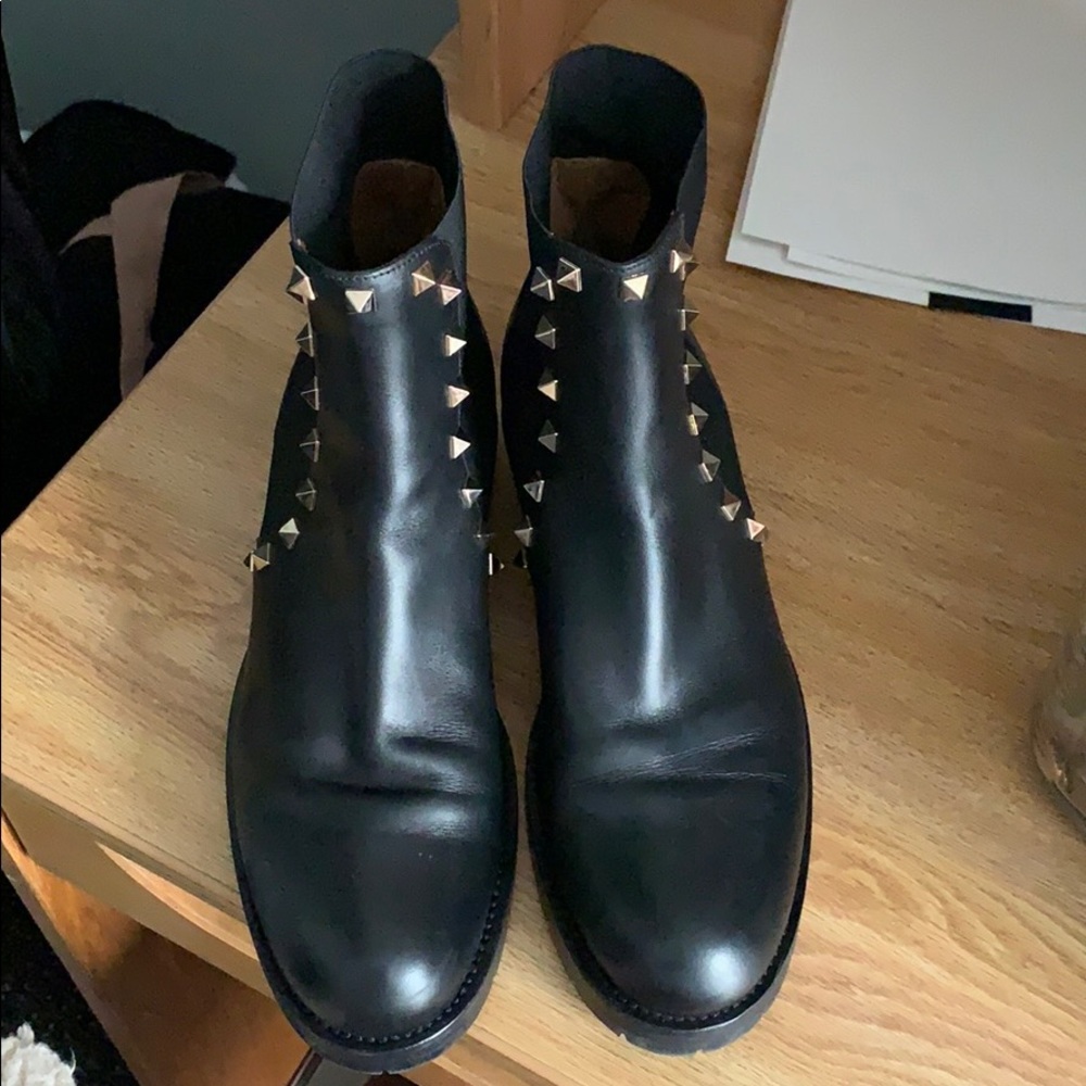 Valentino Rockstud Ankle Boots